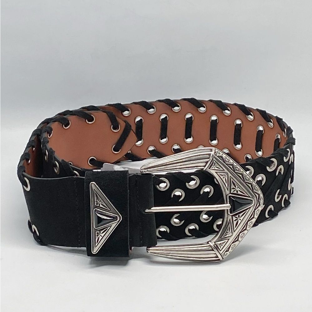 ETRO suede waist belt size L